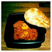 Garnéla vagy csirke curry